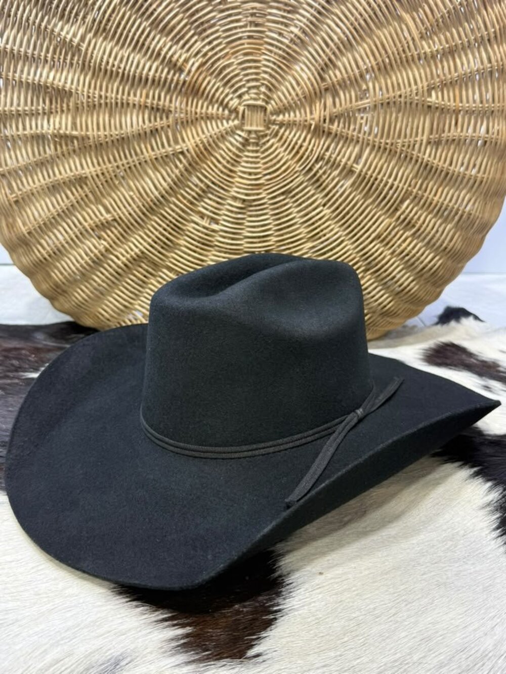 Stetson Boys' Rodeo Jr. Wool Felt Cowboy Hat Black (kids one size)